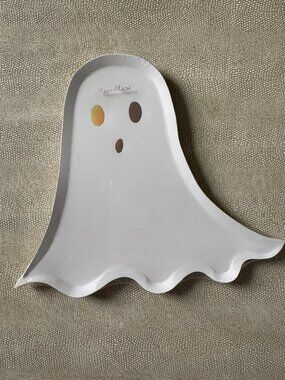 NWT Meri Meri Halloween Ghost Plates Set of 16